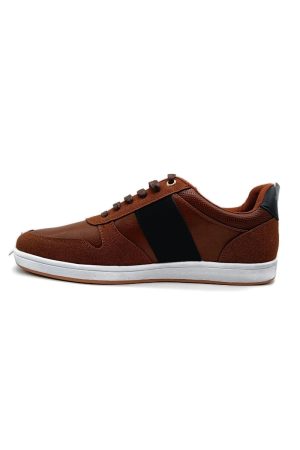 Mens tan smart casual footwear