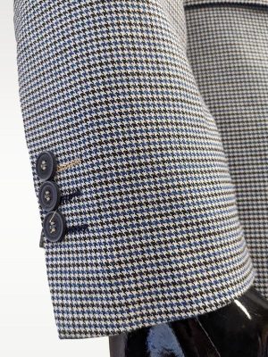 Designer houndstooth sports jacket