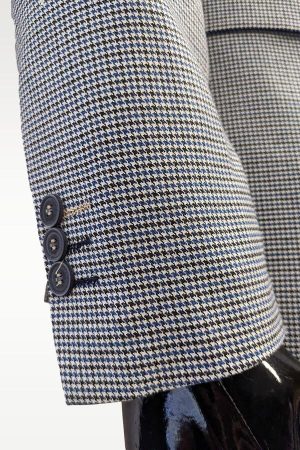 Designer houndstooth sports jacket