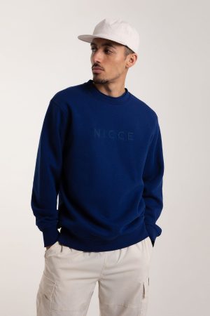 Nicce Compact Midnight Blue Mens Sweatshirt