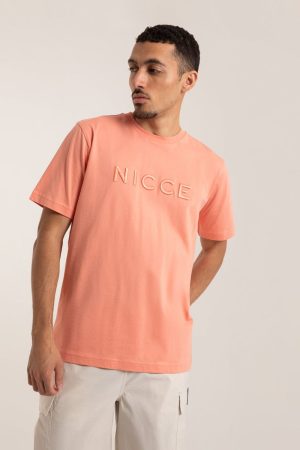 Nicce Mercury Apricot Mens T-Shirt