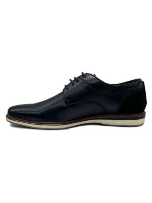 Mens navy casual lace up shoe