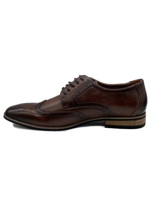 Mens Brown Brogue suit shoe