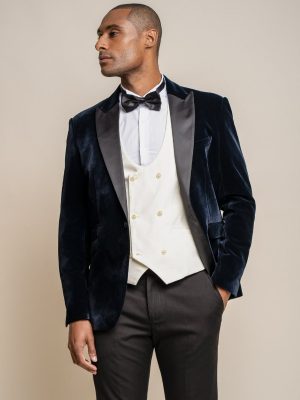 HOUSE OF CAVANI Rosa Navy Blazer