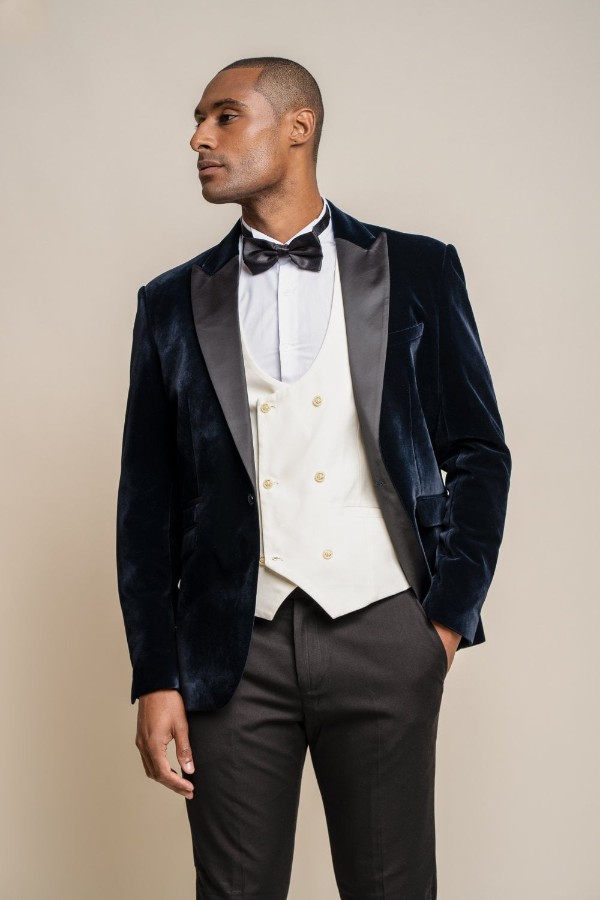 HOUSE OF CAVANI Rosa Navy Blazer