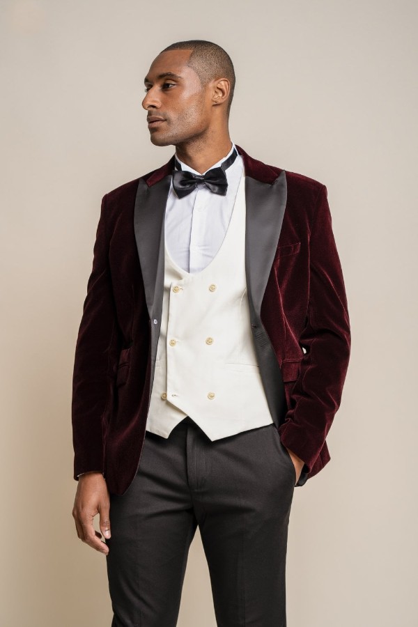 HOUSE OF CAVANI Rosa Wine Blazer