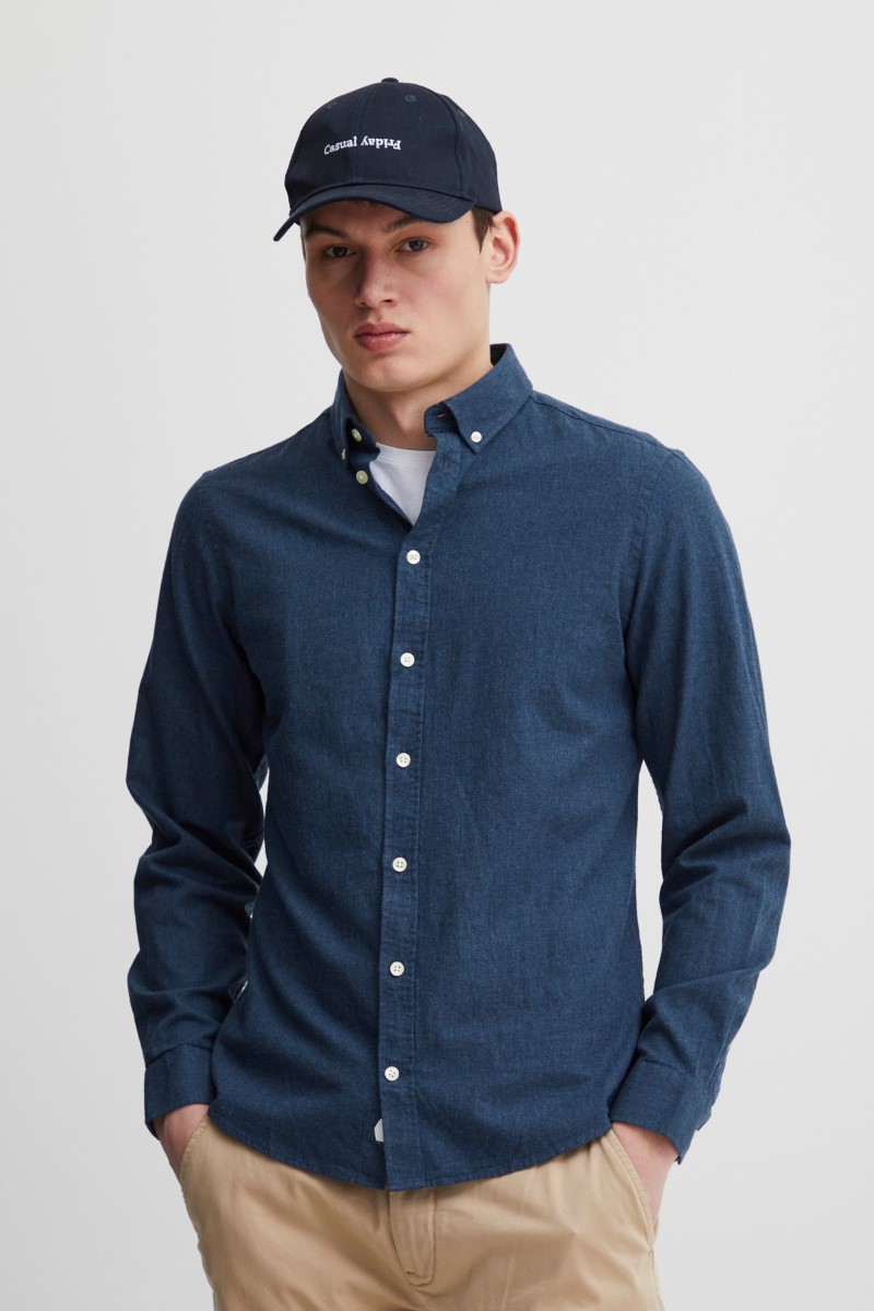 Casual Friday Anton Long Sleeve Oxford Shirt - UNIT7 Menswear
