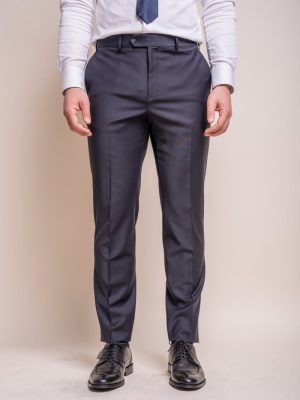 House of Cavani Bond Navy Suit trousers