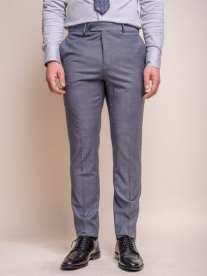 House of Cavani Bond Puppy Tooth Suit Trousers