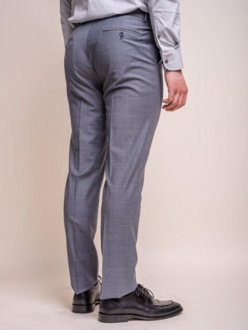 House of Cavani Bond Puppy Tooth Suit Trousers