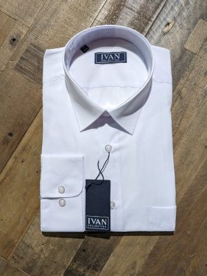 Ivan Regular Fit White Suit Shirt