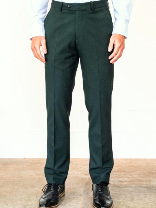 Marc Darcy Bromley Olive Green Check Trousers