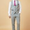 Marc Darcy Bromley Silver Grey Waistcoat