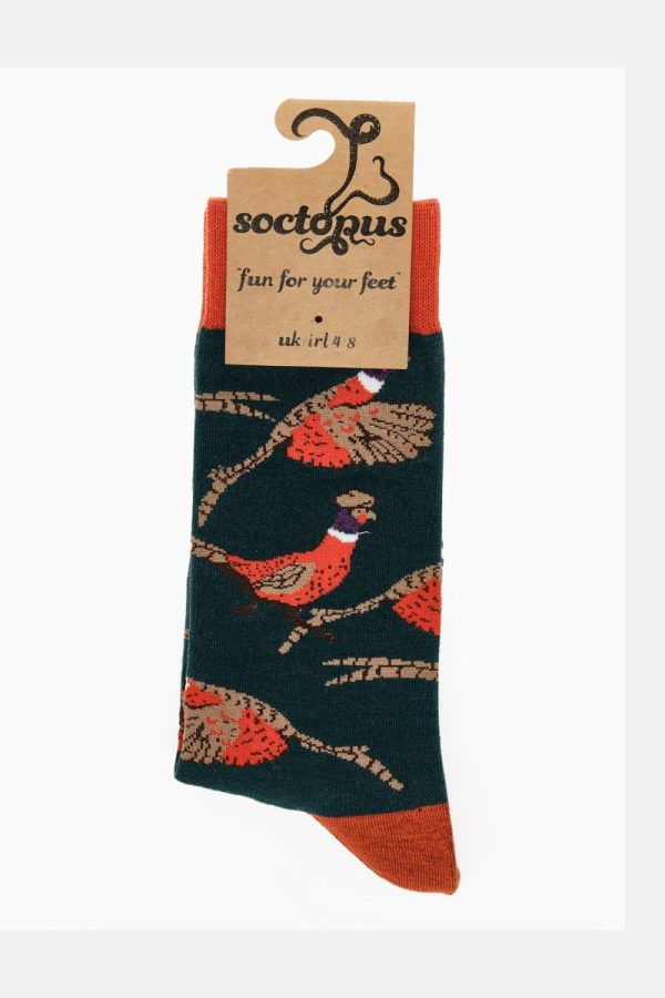 Soctopus Game Bird Socks Packaged