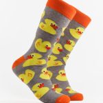 Soctopus Rubber Duckies Mens Socks