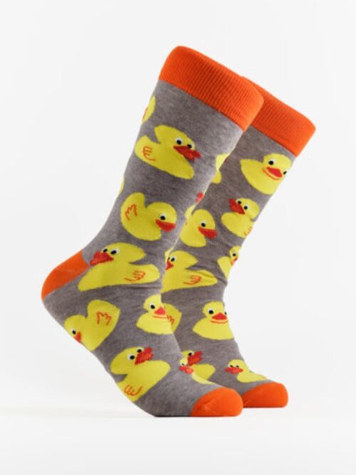 Soctopus Rubber Duckies Mens Socks