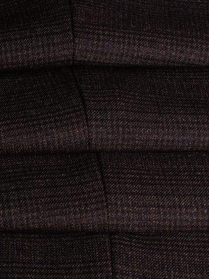 Brown Tweed Suit fabric