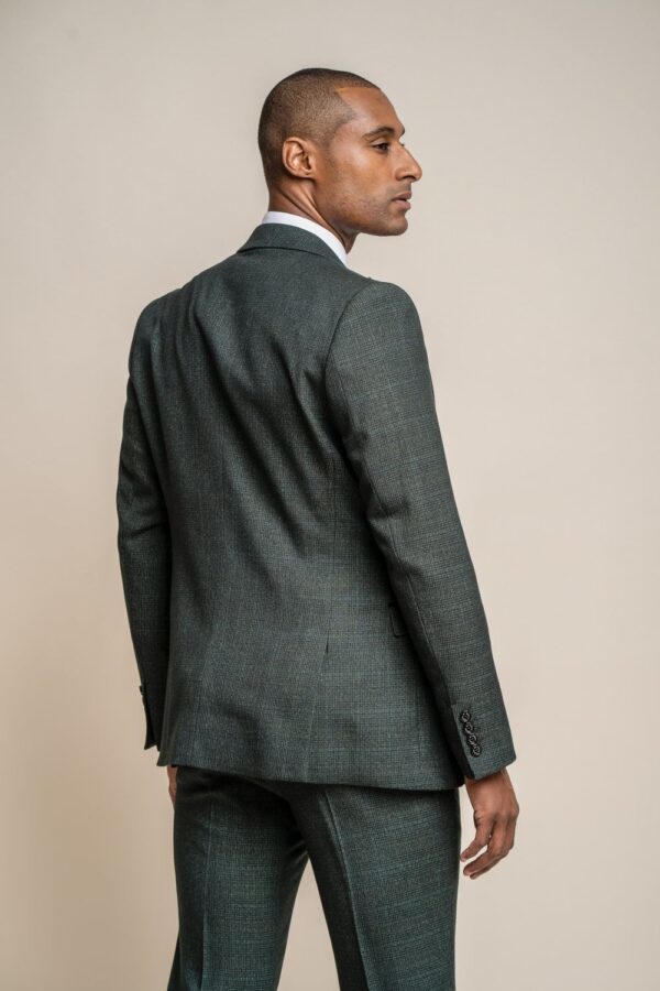 Olive Green Tweed Blazer