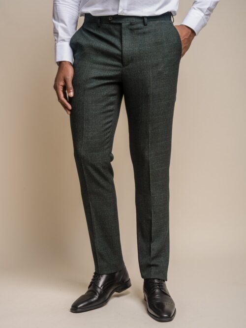 House of Cavani Caridi Olive Suit Trousers