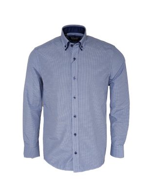 Advise Royal Blue Gingham Shirt