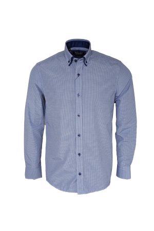 Advise Royal Blue Gingham Shirt