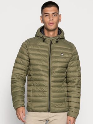 Blend He Khaki Hooded Jacket