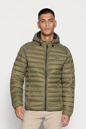 Blend He Khaki Hooded Jacket