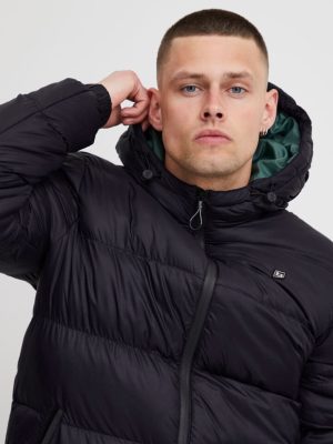 Blend He Men's Black Puffer Jacket