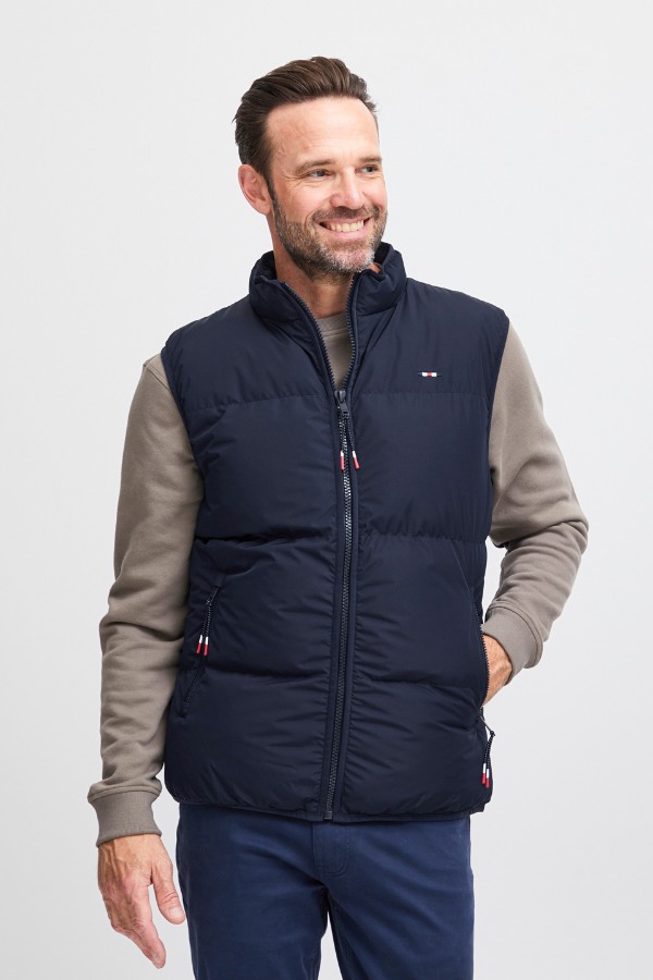 FQ1924 Vinncent Navy Padded Gilet