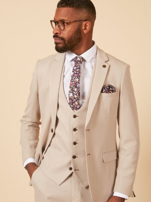 Marc Darcy HM5 Tailored Blazer | Stone