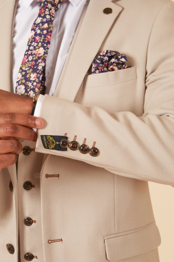 Marc Darcy HM5 Tailored Blazer | Stone