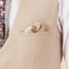 Marc Darcy Waistcoat in Stone