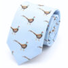 LA Smith Pheasant Tie Sky Blue
