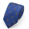 LA Smith Stag Head Blue Tie