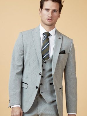 Marc Darcy Bromley Silver Grey Blazer