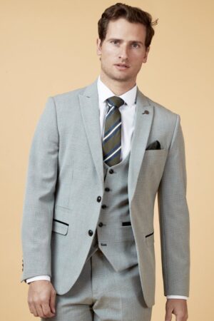 Marc Darcy Bromley Silver Grey Blazer