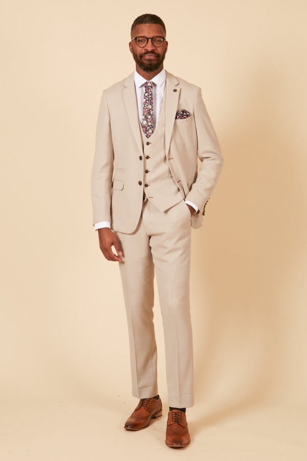Marc Darcy Monty Three-Piece Suit | Mauve