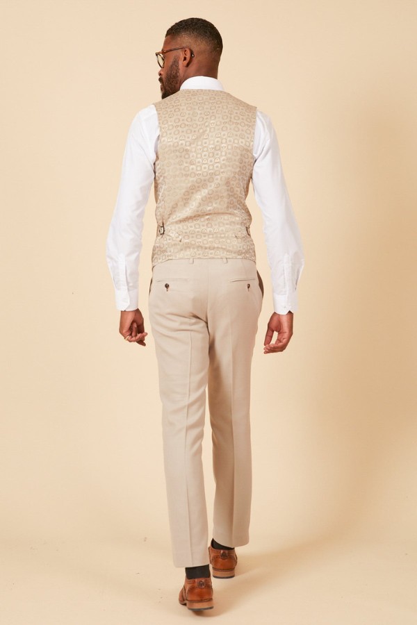 Stone suit pants from Marc Darcy