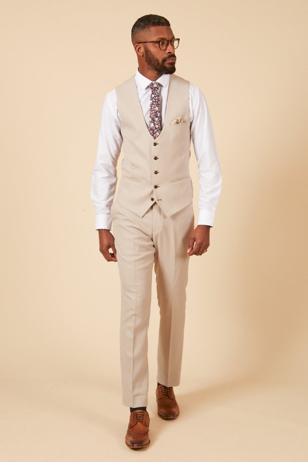 Marc Darcy HM5 Tailored Suit | Stone