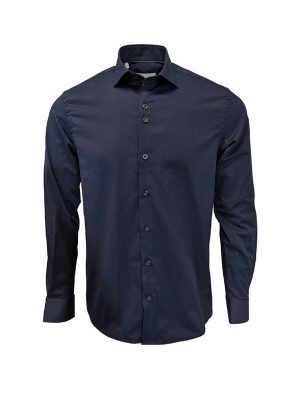 Icon Premium Navy Long Sleeve Shirt