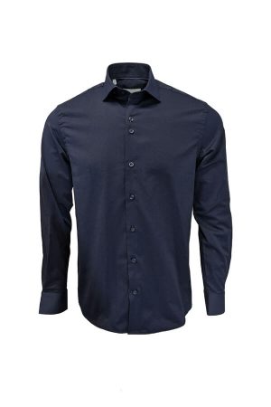 Icon Premium Navy Long Sleeve Shirt