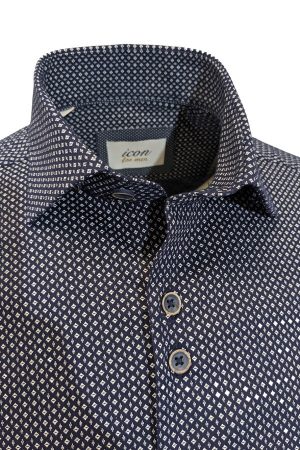 Designer Men's Navy shirt - Tailored fit shirt