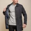 Black jacket with grey quarter zip