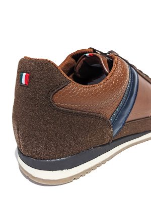 Heel counter Casual Trainer in Tan