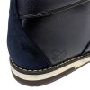 Mens navy boot heel counter