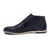 Mens navy boot in-step - Marcozzi of Venice