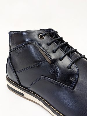 Men's Navy Casual Boot - Mid rise