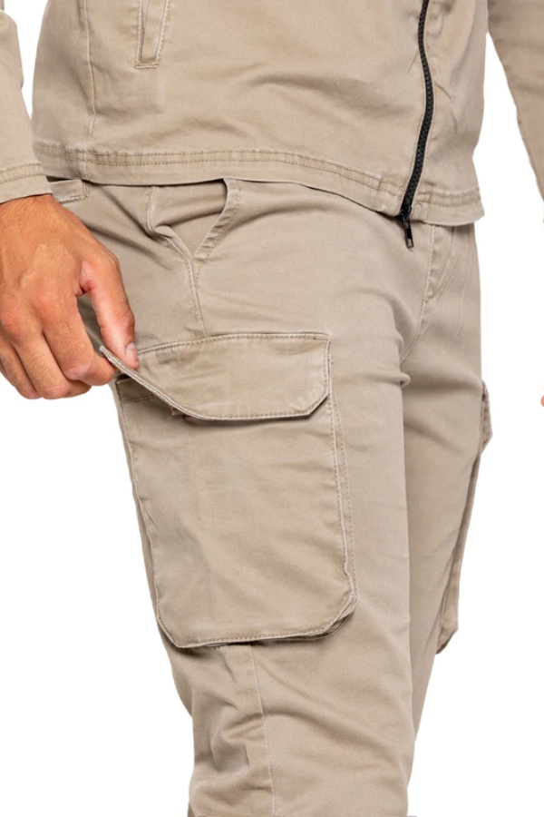 Velcro Side pockets cargo pants