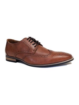 Full Leather Park Avenue Tribeca Cognac Tan Brogue