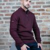Scott Ellis Pyramid Wine 1/4 Zip Pullover